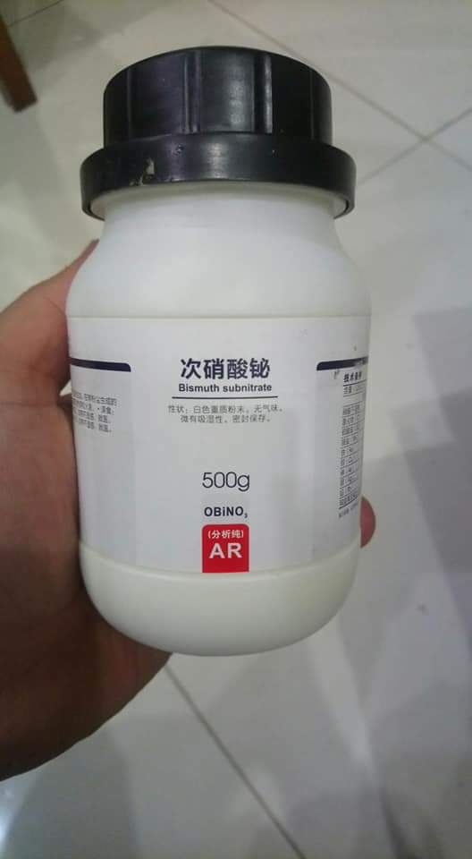 Bismuth Subnitrate, Trung Quốc