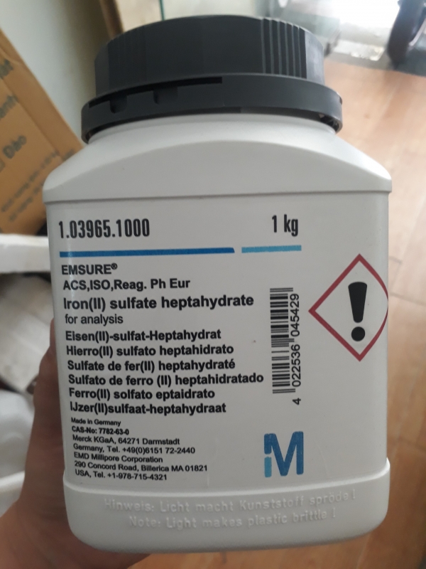 Iron(II) sulfate heptahydrate, Merck