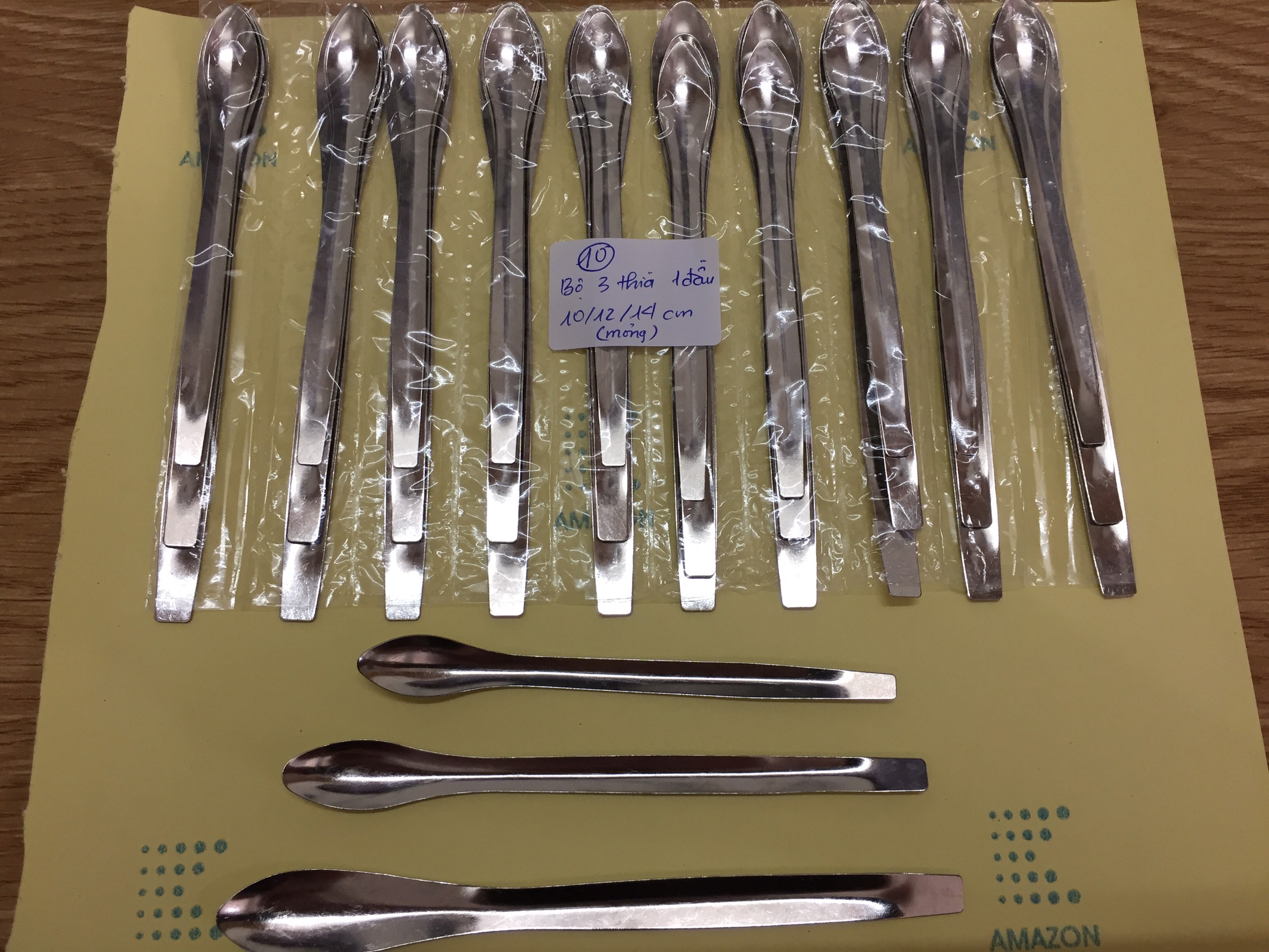 Thìa cân inox