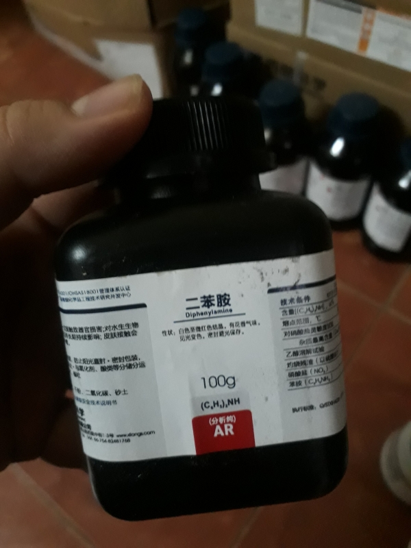 Diphenylamine, Trung Quốc