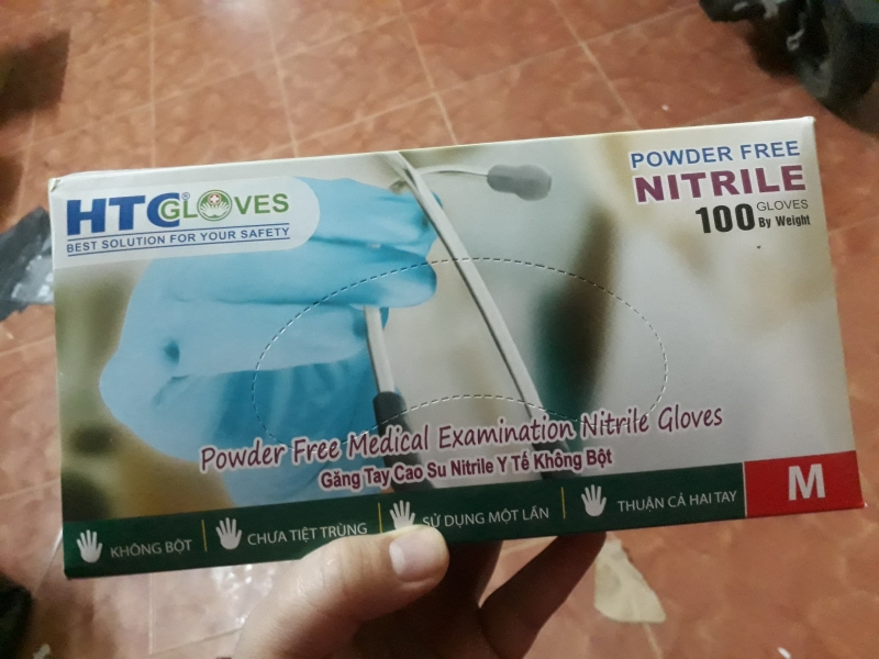 Găng tay cao su nitrile y tế không bột, Malaysia