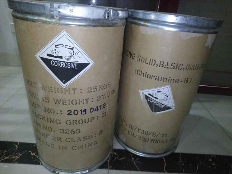 Chloramine B, Trung Quốc