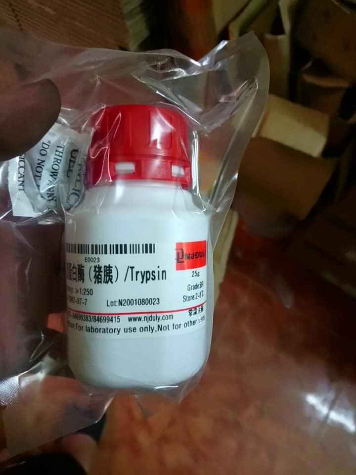 Trypsin, Trung Quốc