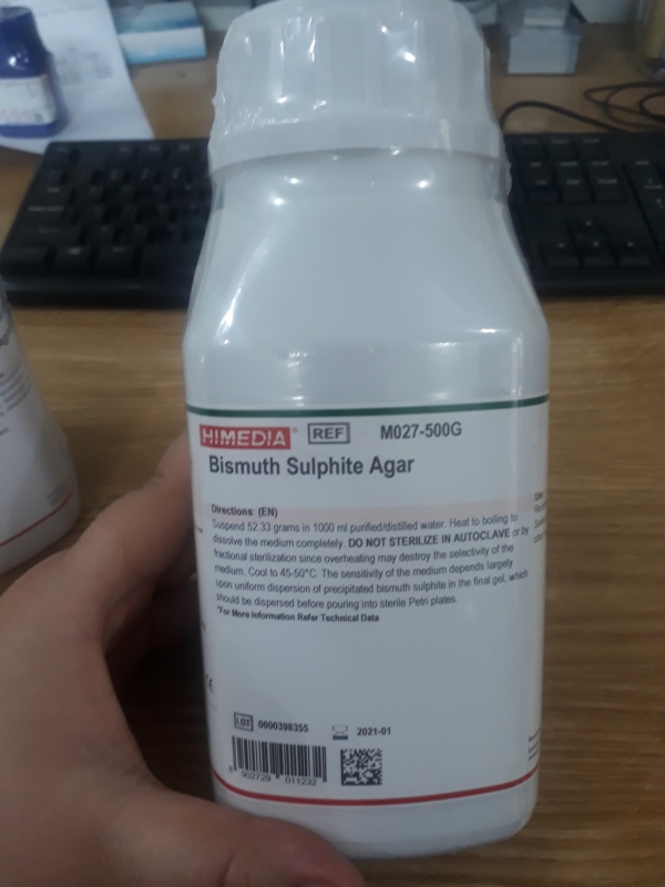 Bismuth Sulphite Agar, Ấn Độ