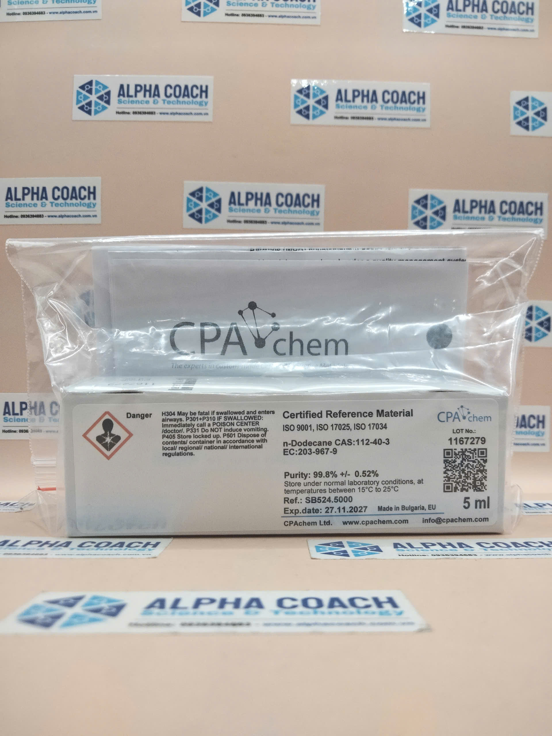 Chất chuẩn n-Dodecane [CAS:112-40-3], CPAchem