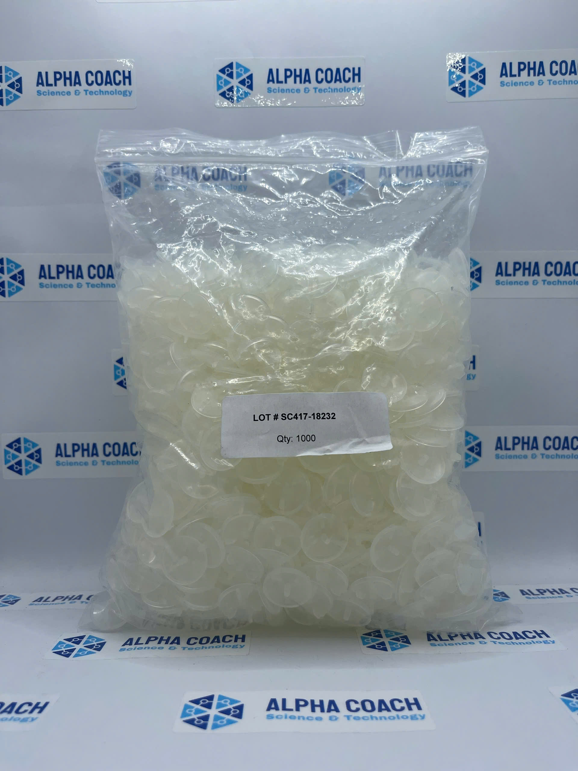 Đĩa lồi có gờ đồng tâm để đậy ống  phá mẫu 15 mL, 1000 cái/hộp, mã SC417, hãng Environmental Express, Mỹ