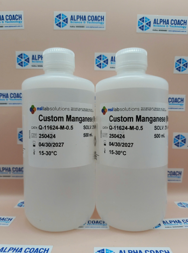 Dung dịch chuẩn Manganese (Mn) 0.5mg/l, chai 500ml, NSI