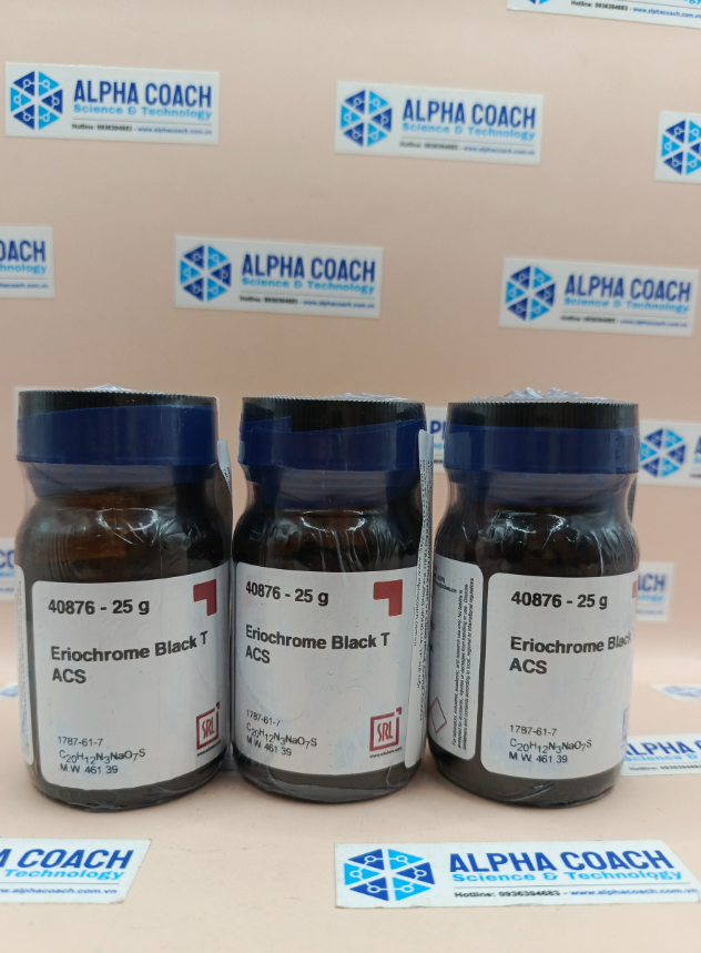 Hoá chất Eriochrome Black T ACS, lọ 25g, hãng SRL, Ấn Độ