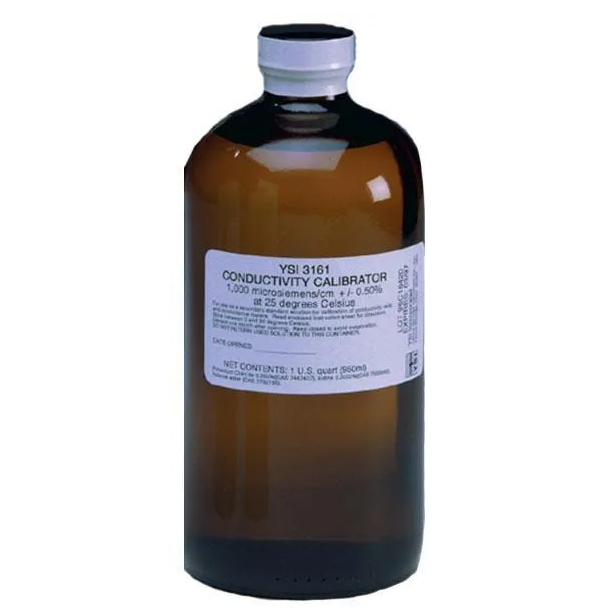 Dung dịch chuẩn độ dẫn điện 1000 uS/cm, YSI 3161, Chai 1L, SKU: 065270, Hãng YSI, Mỹ