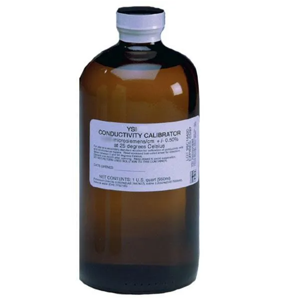 Dung dịch chuẩn độ dẫn điện 10000 uS/cm, YSI 3163, Chai 1L, SKU: 065272, Hãng YSI, Mỹ