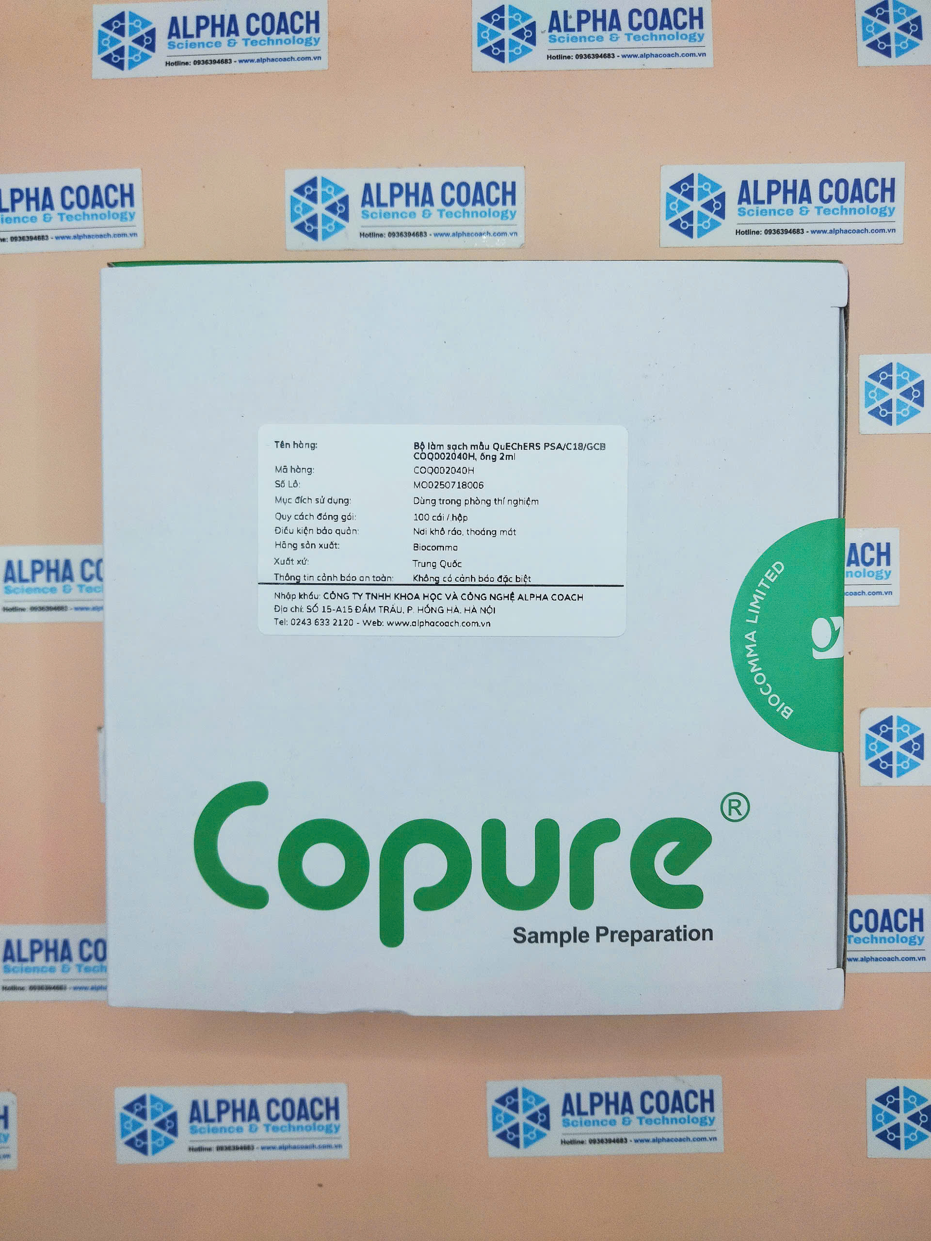 Bộ làm sạch mẫu QuEChERS PSA/C18/GCB