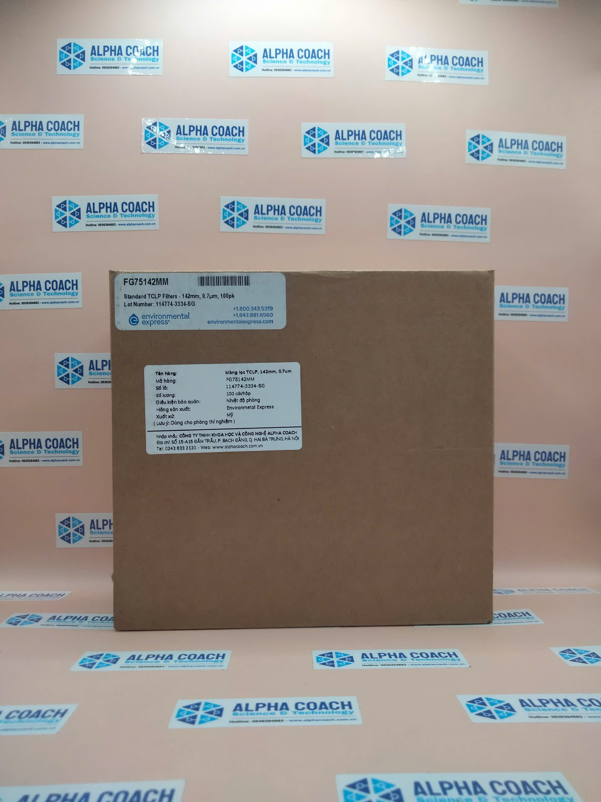 Màng lọc TCLP, bằng sợi thuỷ tinh, 142mm, 0.7um, mã FG75142MM, hãng Environmental Express, Mỹ