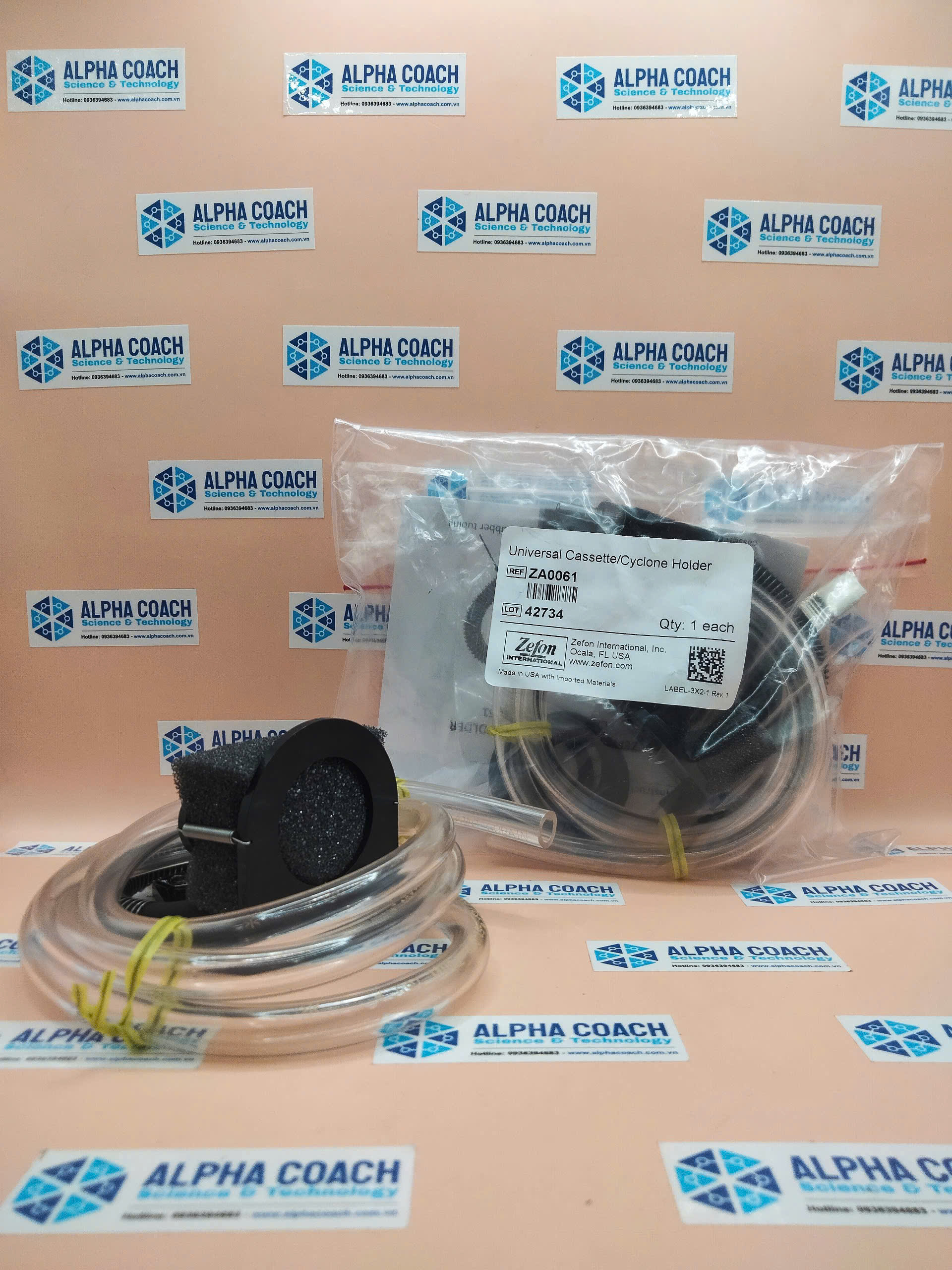 Bộ khay giữ Cyclone cho lấy mẫu bụi hô hấp - HOLDER, CASSETTE/CYCLONE, UNIVERSAL, Zefon