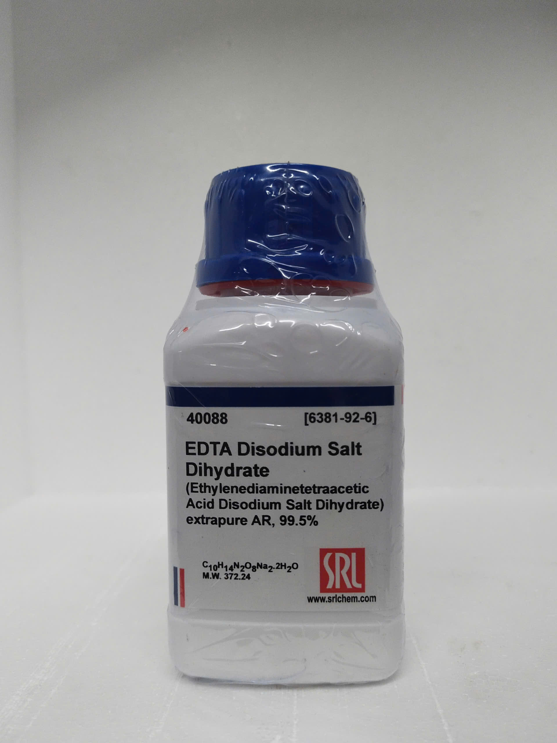 Hóa chất EDTA Disodium Salt Dihydrate extrapure AR, 99.5%, hãng SRL - Ấn Độ
