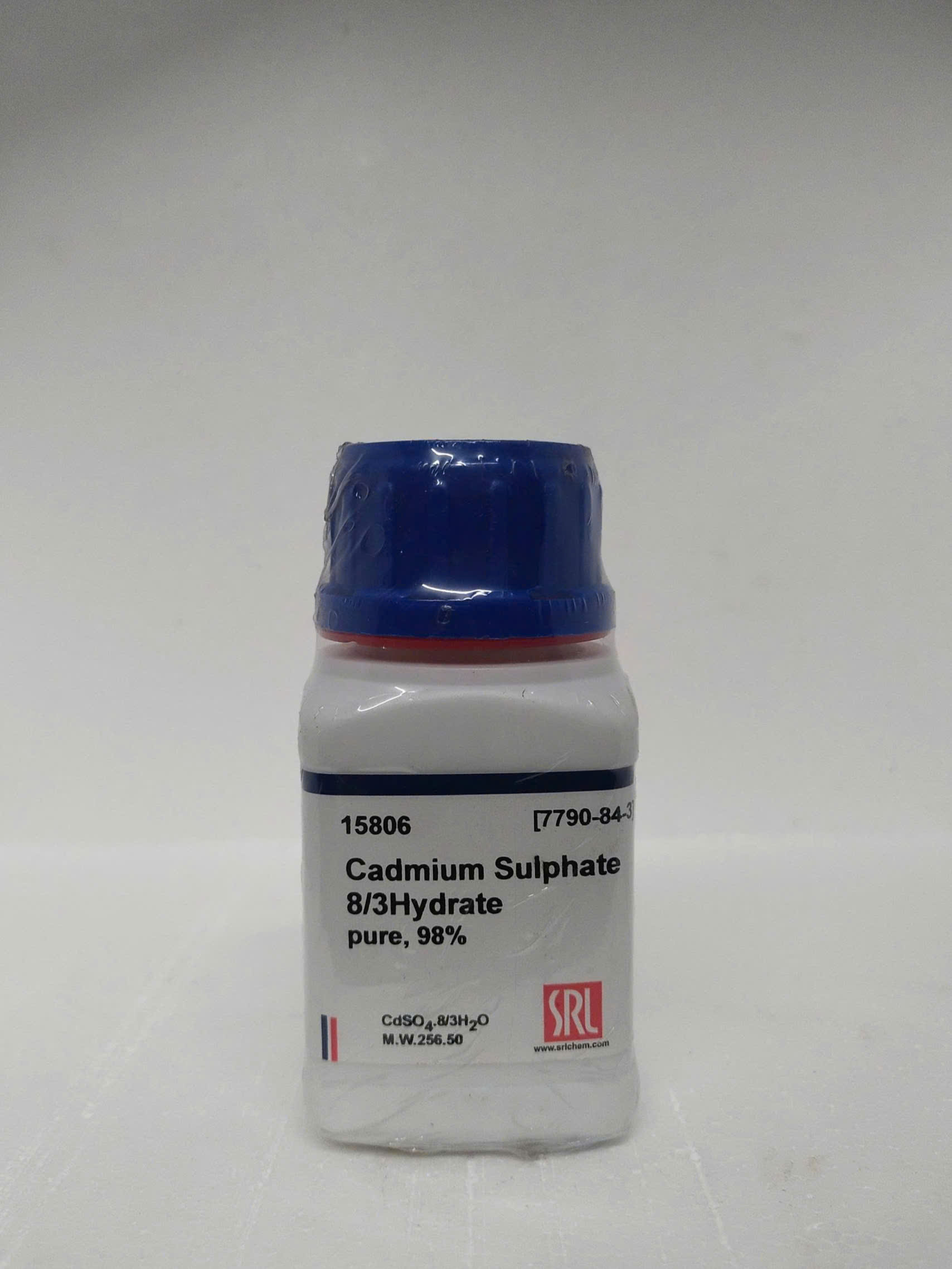 Hóa chất Cadmium Sulphate 8/3Hydrate pure, 98%, hãng SRL - Ấn Độ