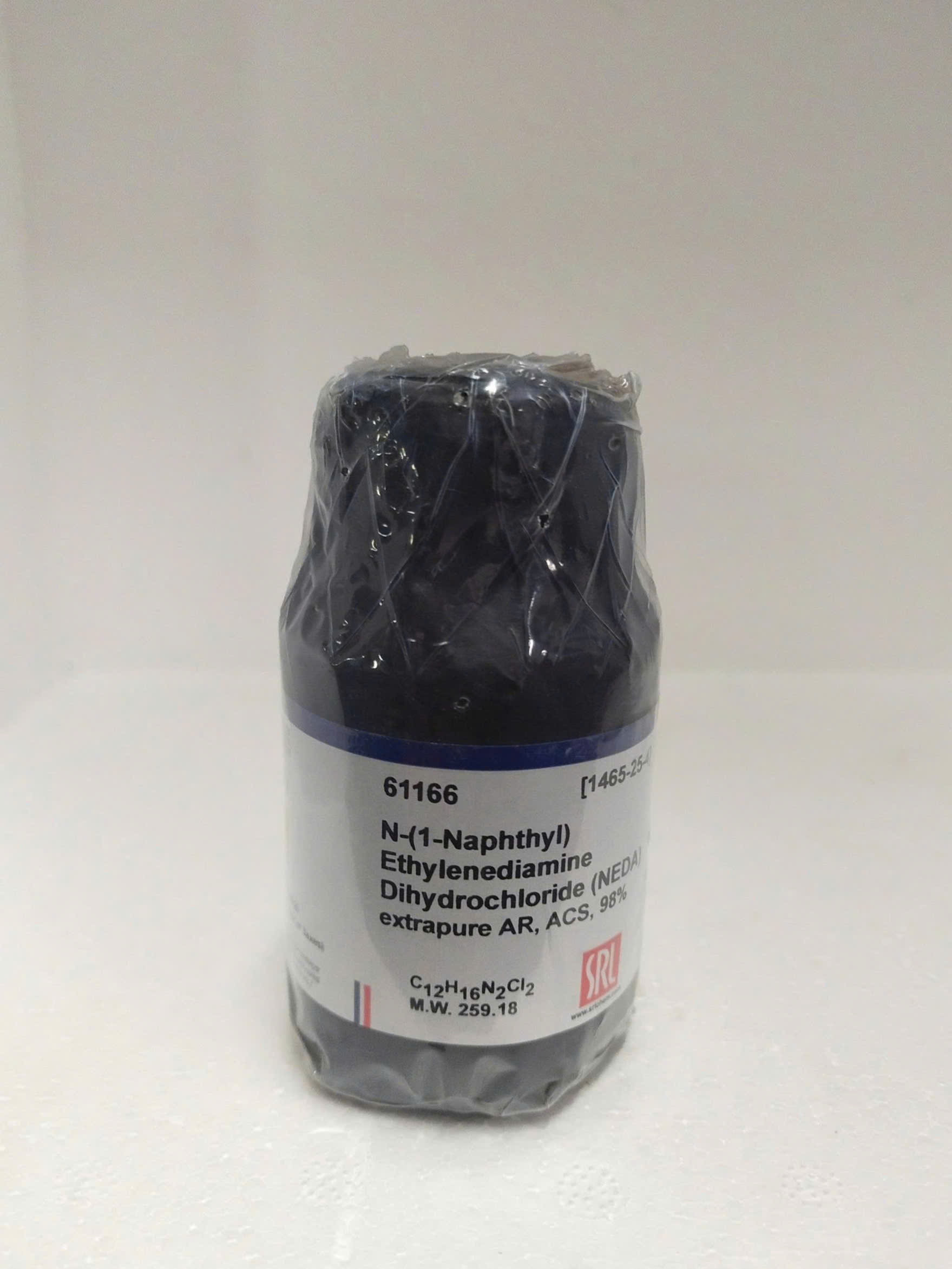 Hóa chất N-(1-Naphthyl)Ethylenediamine Dihydrochloride (NEDA) extrapure AR, ACS, 98%, hãng SRL - Ấn Độ