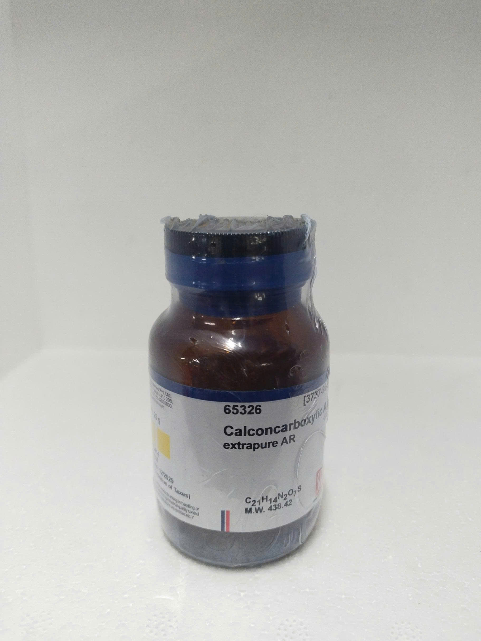Hóa chất Calconcarboxylic Acid extrapure AR, hãng SRL - Ấn Độ