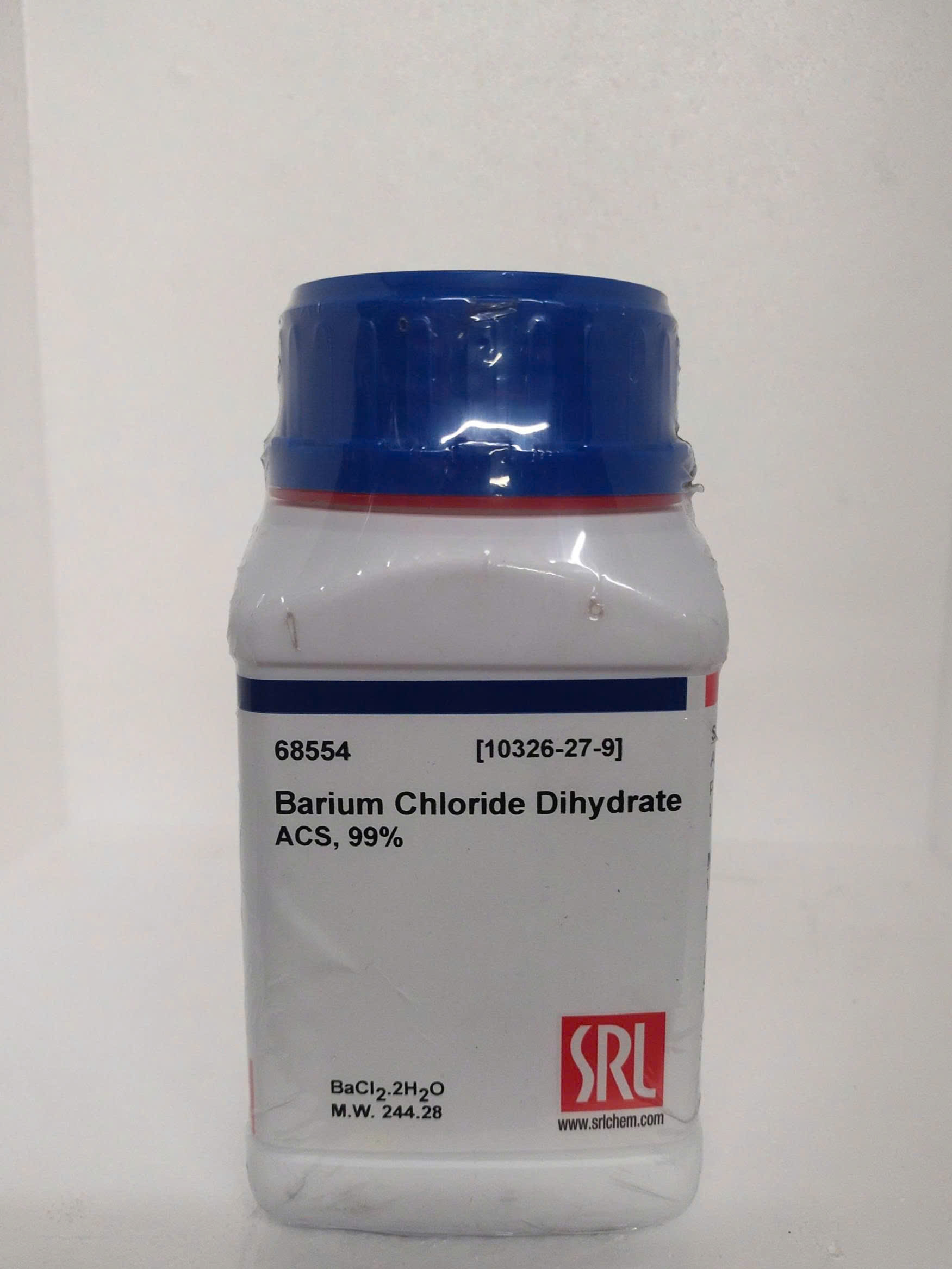 Hóa chất Barium Chloride Dihydrate ACS, 99%, hãng SRL - Ấn Độ