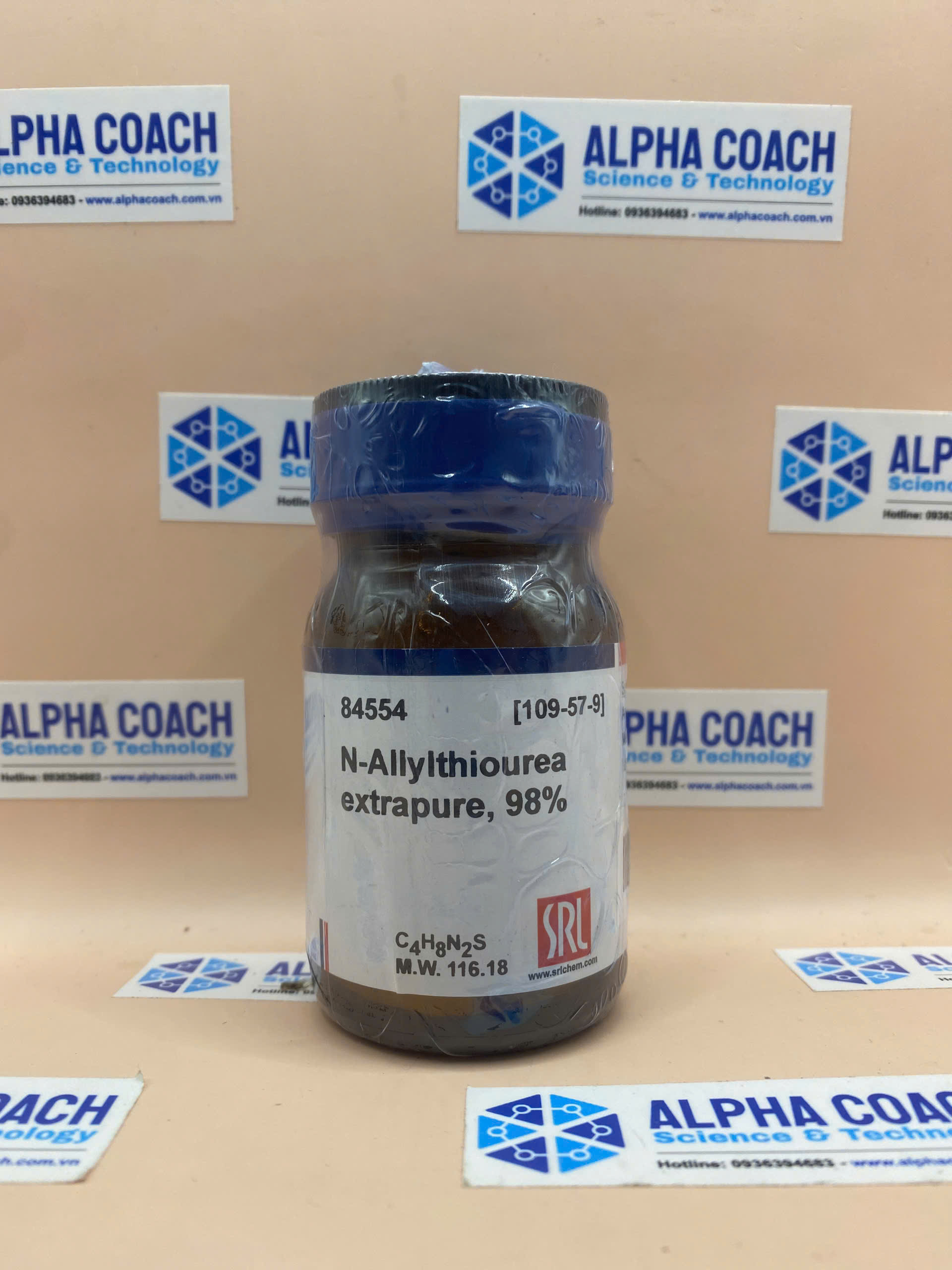 Hoá chất N-Allylthiourea extrapure, 98%, lọ 25g, hãng SRL, Ấn Độ