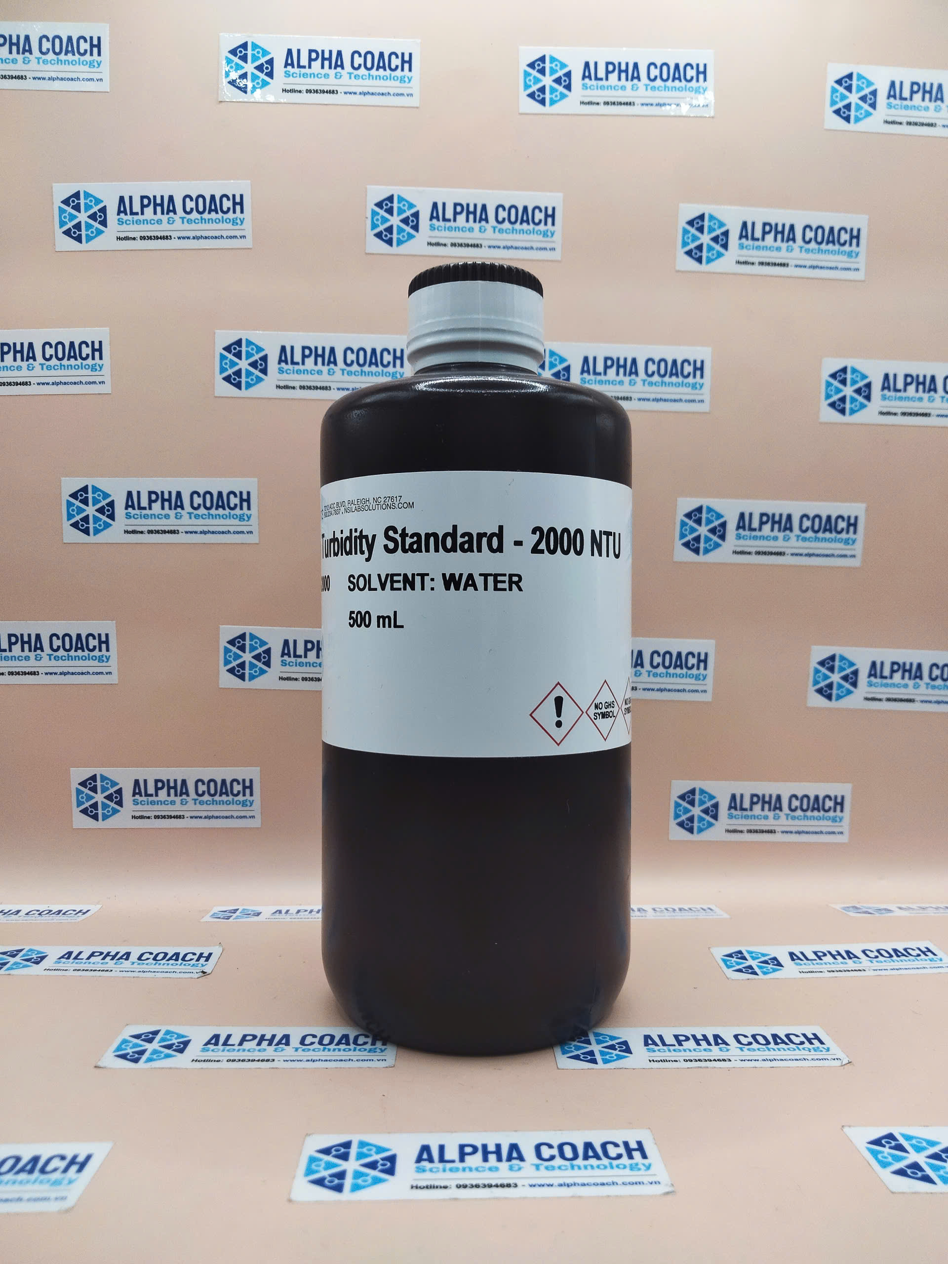 Dung dịch chuẩn Độ đục 2000 NTU, chai 500mL, hãng NSI, Mỹ