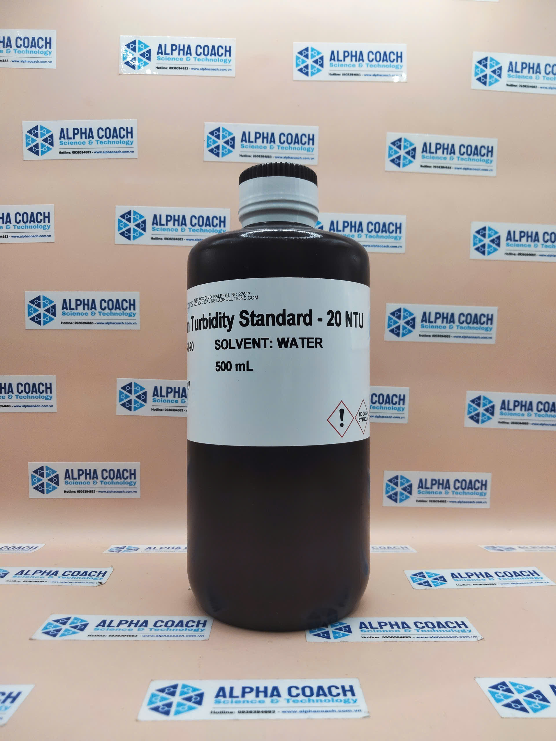 Dung dịch chuẩn Độ đục 20 NTU, chai 500mL, hãng NSI, Mỹ