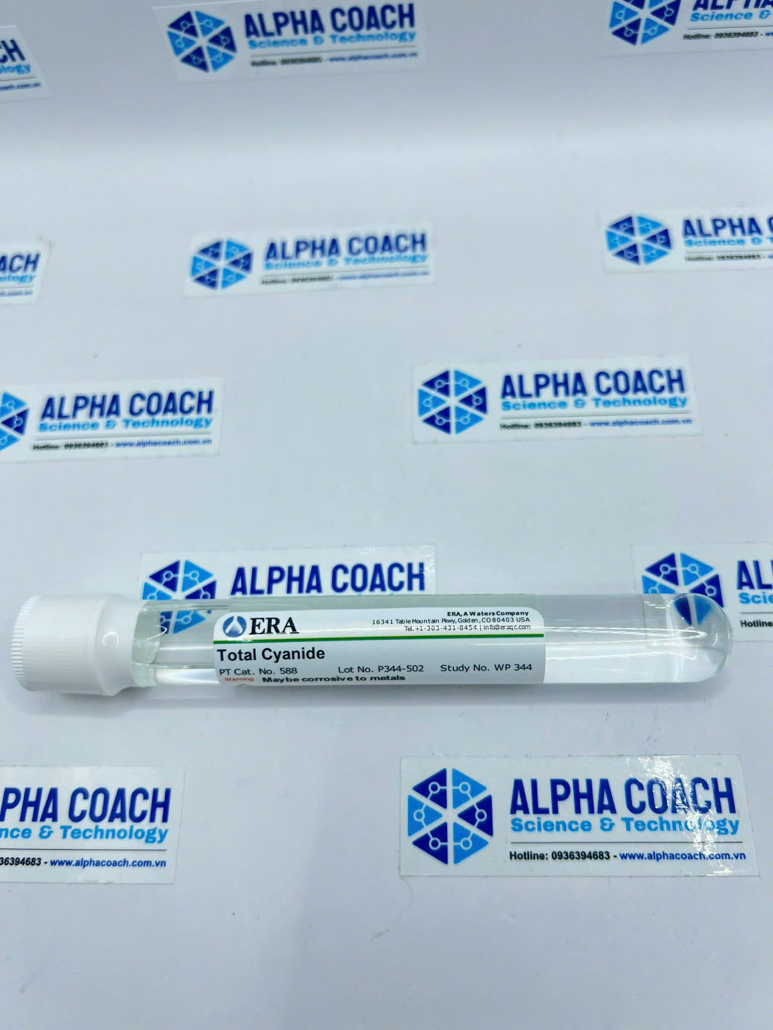 Thử nghiệm thành thạo Total Cyanide, Nền mẫu nước ô nhiễm, hãng ERA Waters, USA